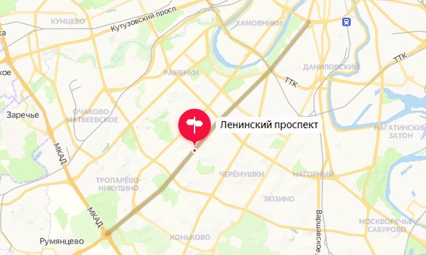 Акадо по адресу Ленинский проспект